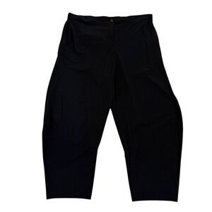 Ruti Black Pants Womens Size 16-18 Ankle Barrel Leg Stretch Trousers